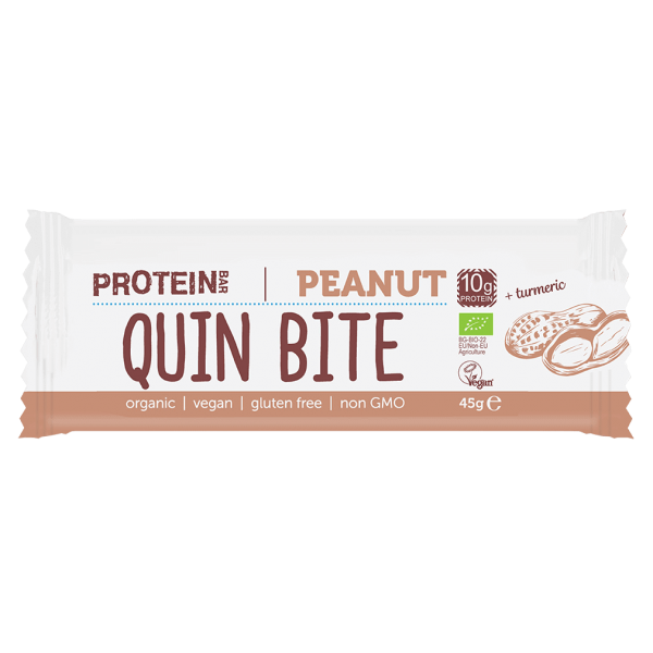 Quin Bite Økologisk proteinbar Peanut