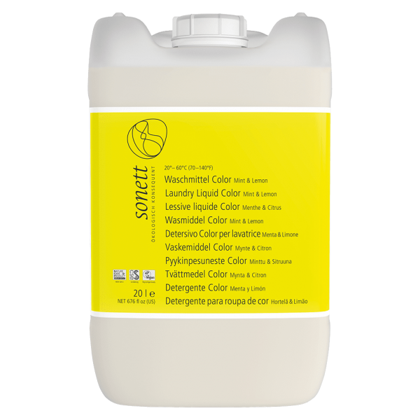 Sonett Vaskemiddel Farve Mint Lemon