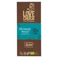 LOVECHOCK Økologisk Raw Kakao Nibs Havsalt Chokolade LOVECHOCK Økologisk Raw Kakao Nibs Havsalt Chokolade