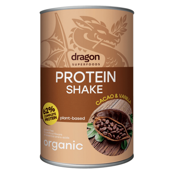 Dragon Superfoods Økologisk protein shake kakao vanilje