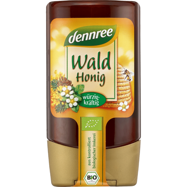 dennree Bio Waldhonig Squeeze-Flasche, 250g