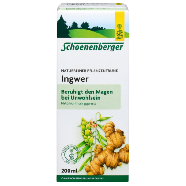 Schoenenberger Økologisk ingefær naturlig plante drik