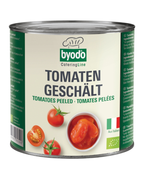 byodo Pillede tomater i tomatjuice, 2,55 kg