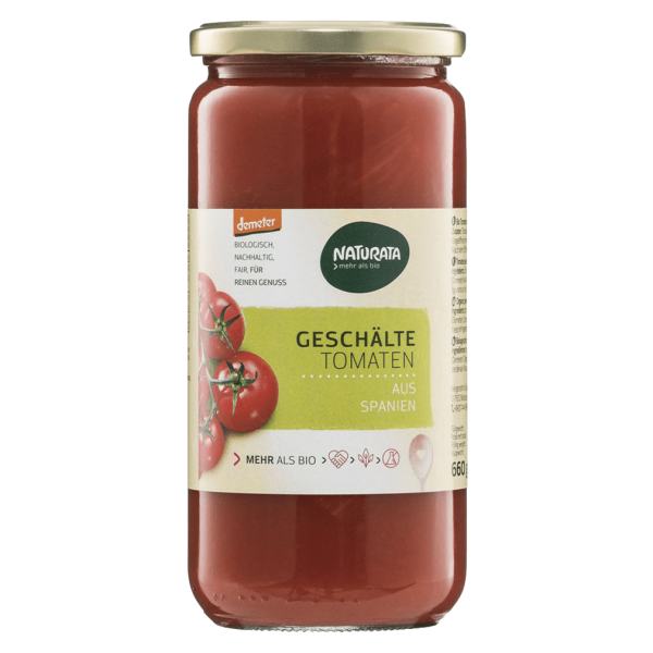 Naturata Økologiske flåede tomater i tomatsaft