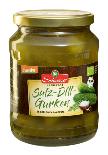 Schweizer Økologisk salt dild agurk demeter