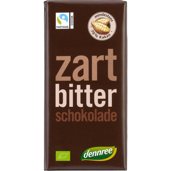 dennree Bio Zartbitterschokolade