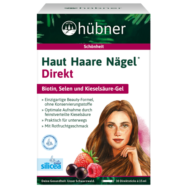 Hübner Hübner Silicea Hud Hår Negle Direkt Rødfrugt, kiselsyregel