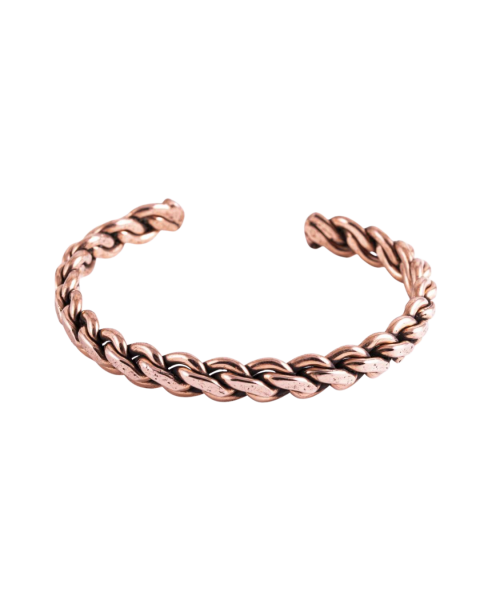 Berk Geflochtener Kupferarmreif