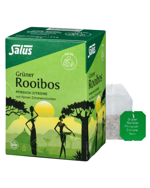 Salus Økologisk grøn rooibos fersken-citron