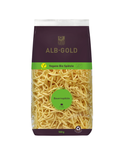 Alb-Gold Bio Bauernspätzle vegan, 500 g