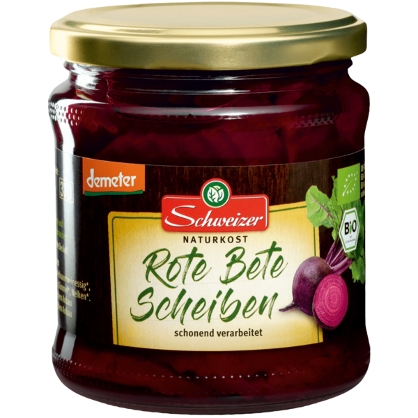 Schweizer Økologiske rødbedeskiver demeter