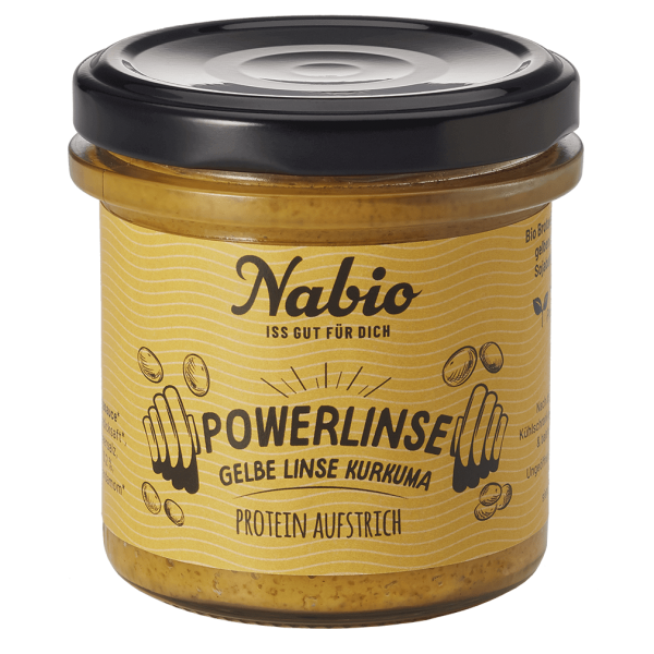 NAbio Økologisk proteinsmørelse Power Lentil Yellow
