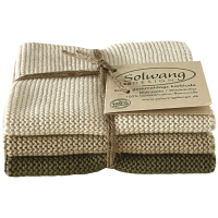 Solwang Design Bio Wischtücher, Brauntöne Solwang Design Bio Wischtücher, Brauntöne