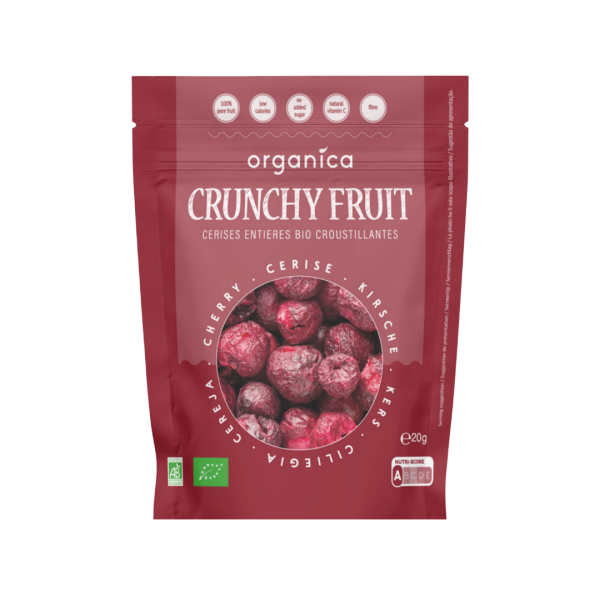 Organica Økologisk Crunchy Fruit, kirsebær