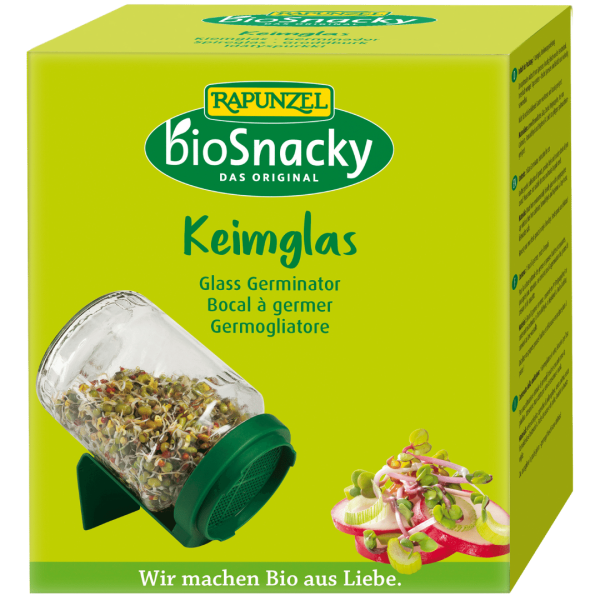 Rapunzel Keimglas bioSnacky