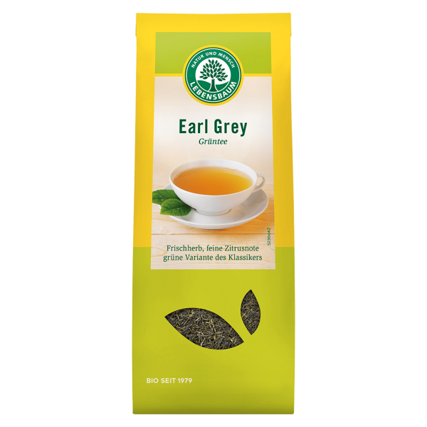 Lebensbaum Økologisk Earl Grey grøn te
