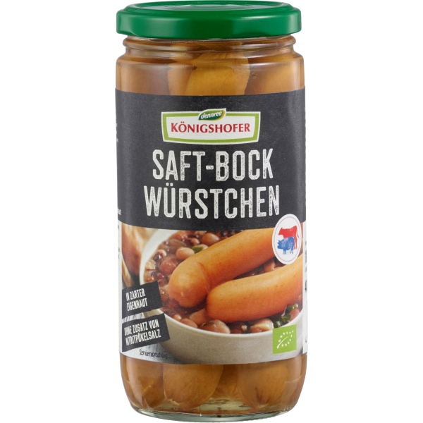 Königshofer Bio Saftbockwürstchen in zarter Eigenhaut