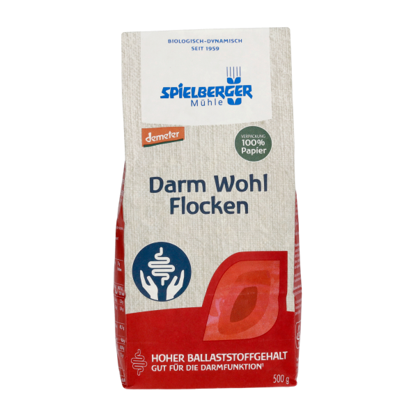 Spielberger Økologisk flagemix med rugklid (Darm Wohl), 500 g