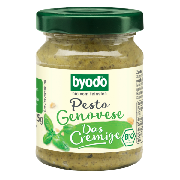 byodo Pesto Genovese cremet med basilikum