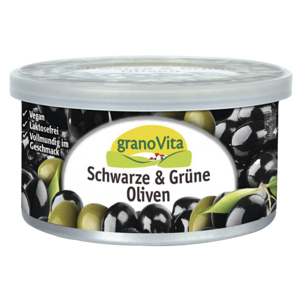 granoVita Smørepålæg med sorte og grønne oliven