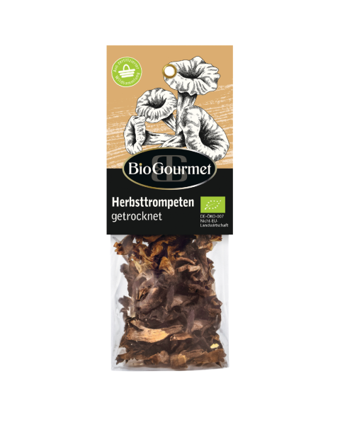 BioGourmet Bio Herbsttrompeten getrocknet, 20g