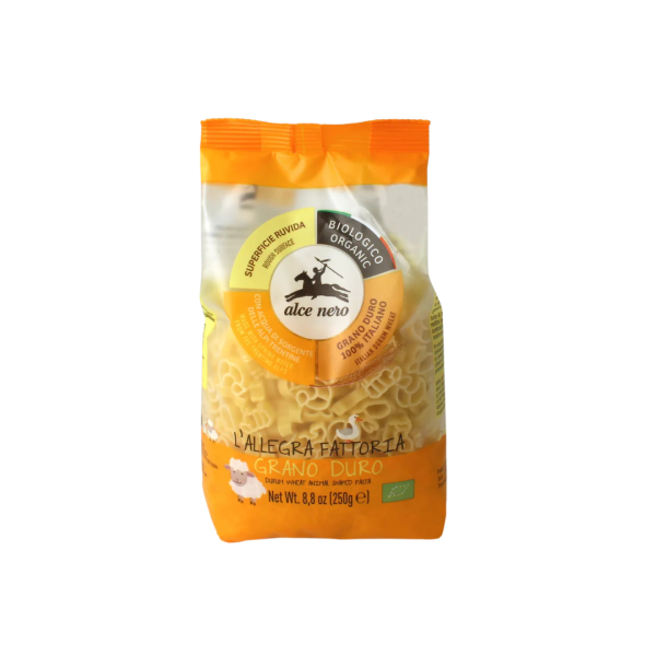 Alce Nero Bio Lustiger Bauernhof - Nudeln aus Hartweizen, 250g