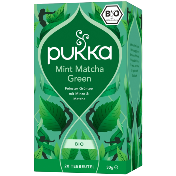 Pukka Bio Mint Matcha Green, 20 Beutel