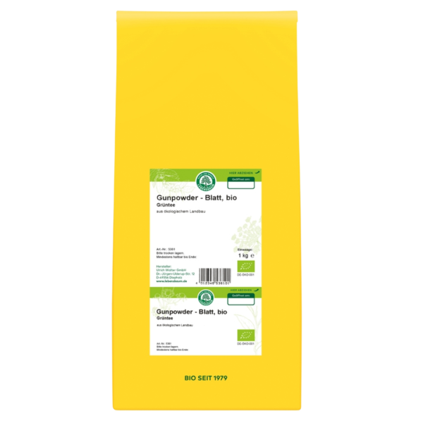 Lebensbaum Bio Gunpowder - Blatt