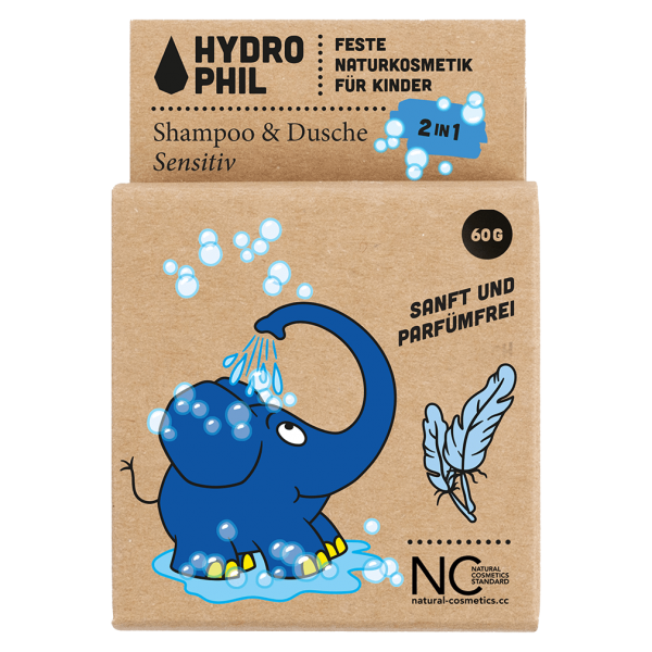 Hydrophil 2in1 Shampoo &amp; Shower Elephant &quot;Sensitive&quot; (2i1 Shampoo &amp; Shower Elephant)