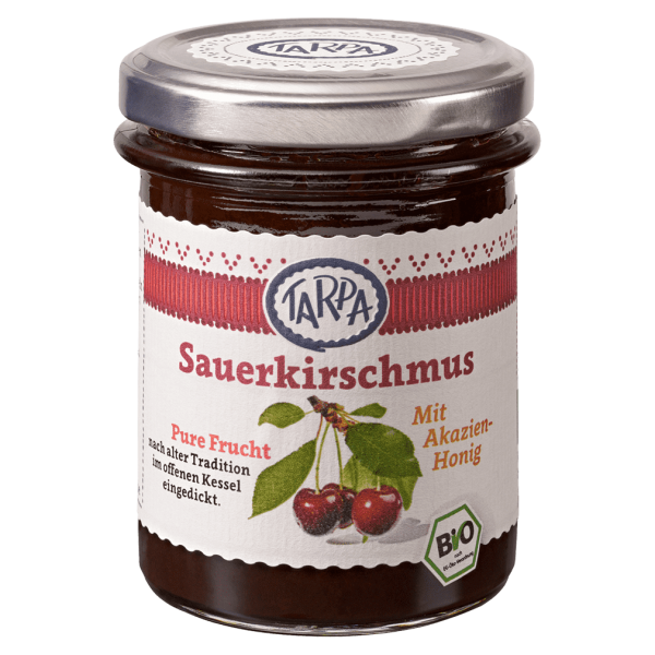 TARPA Økologisk surkirsebærpuré 90% frugt