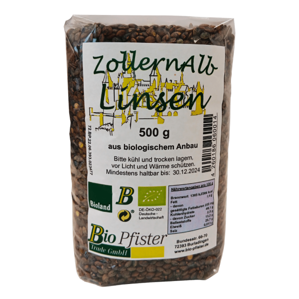 Gesund &amp; Leben Bio ZollernAlb Linsen