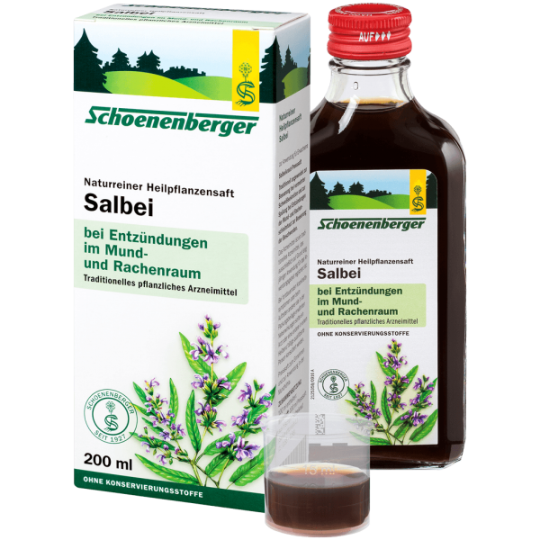 Schoenenberger Salvie lægeplante juice, 200ml