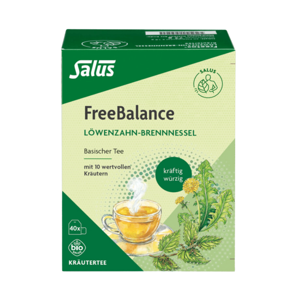 Salus Økologisk FreeBalance Tea N° 1 Mælkebøtte Brændenælde, 40 Btl (tidligere Freetox)