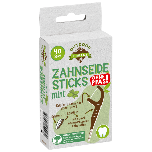 Outdoor Freakz Zahnseide Sticks, 40 St