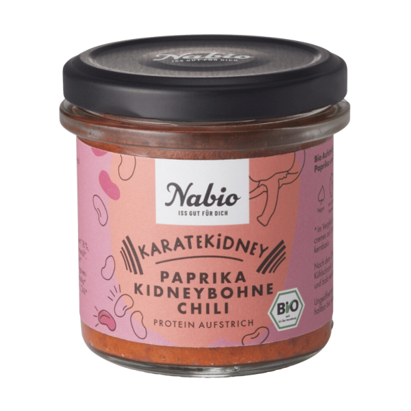 NAbio Økologisk proteinsmørelse &quot;Muckibohne&quot; - Kidneybønner Paprika