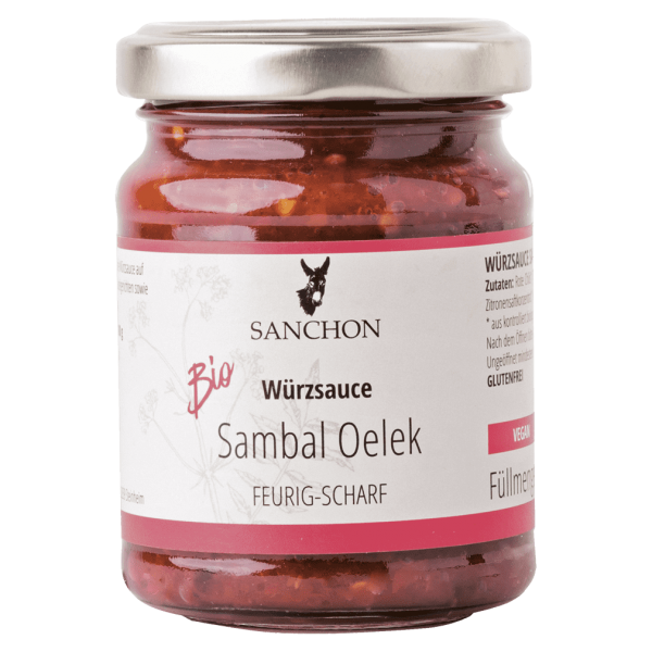 Sanchon Økologisk Sambal Oelek krydderisauce