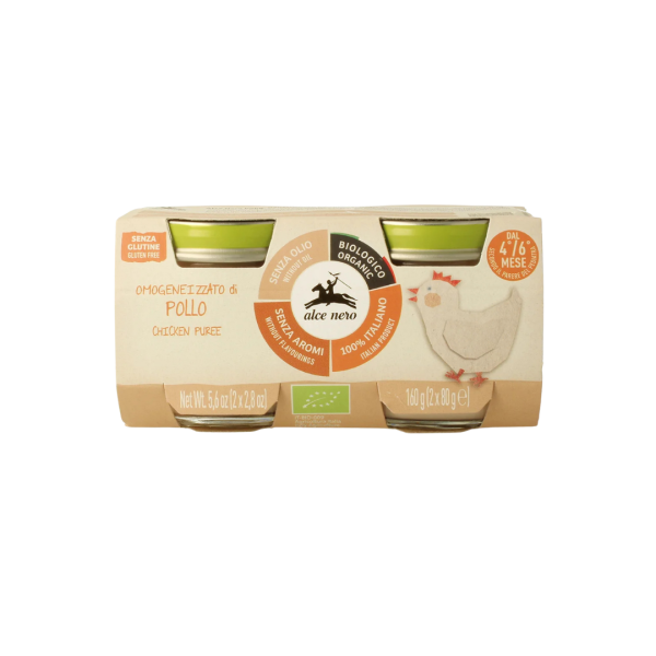 Alce Nero Bio Babygläschen Hühnchen, 160g