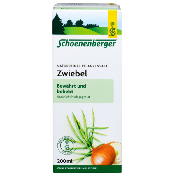 Schoenenberger Økologisk løgsaft naturren, 200 ml