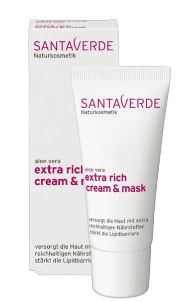 Santaverde Aloe Vera Extra Rich Cream Mask, 30ml