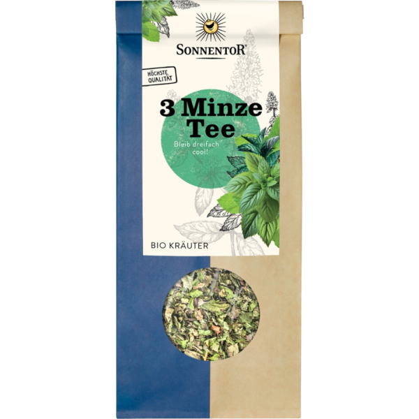 Sonnentor Bio 3-Minze Tee lose, 50 g
