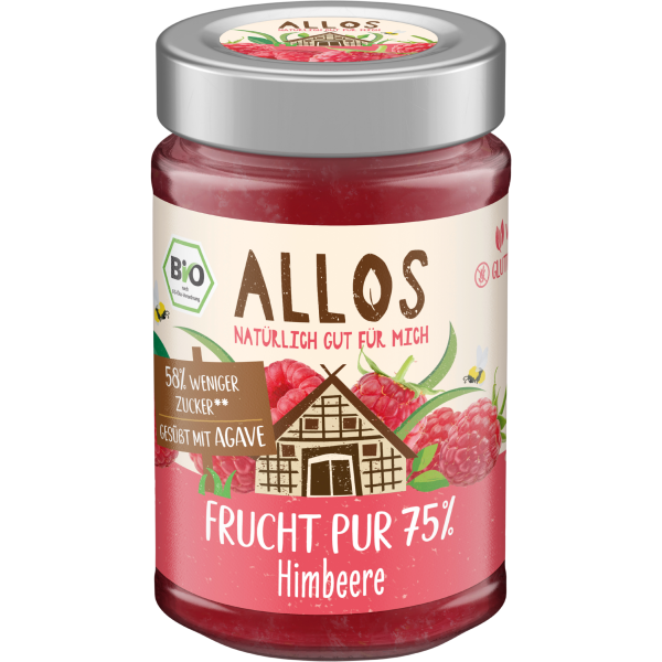 Allos Bio Frucht Pur 75% Himbeere