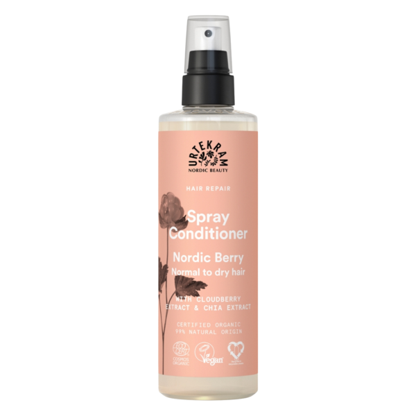 Urtekram Nordic Berry spray conditioner med multebær, 250 ml