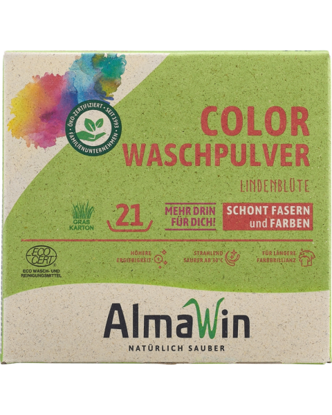 AlmaWin Farve vaskepulver Lime Blossom