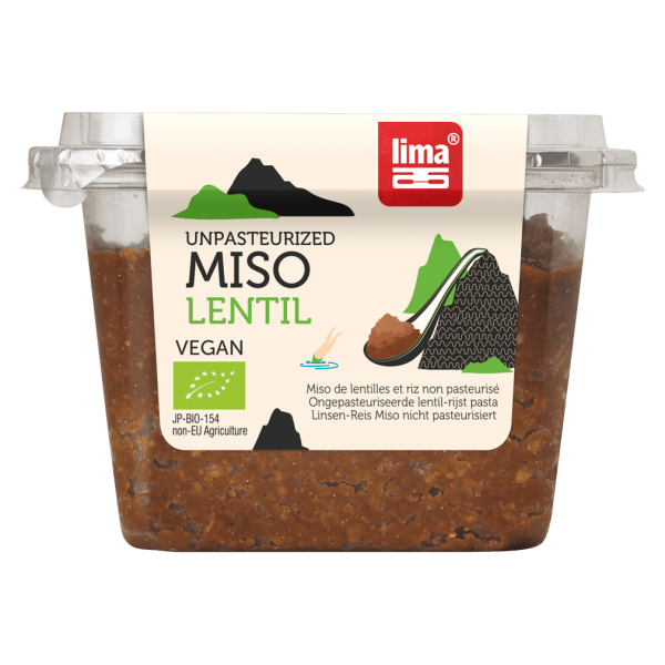 Lima Økologisk linse-miso, upasteuriseret