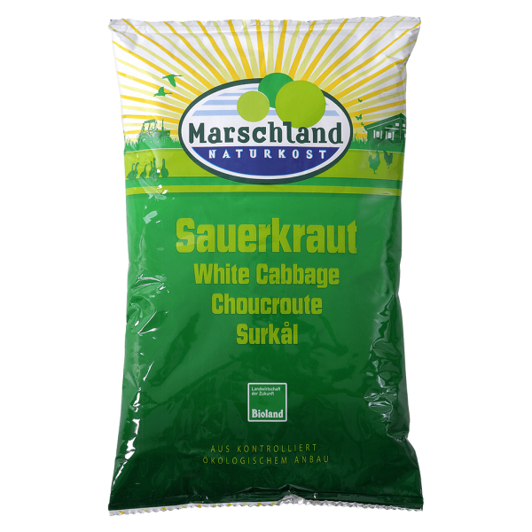 Marschland Økologisk sauerkraut i plastemballage