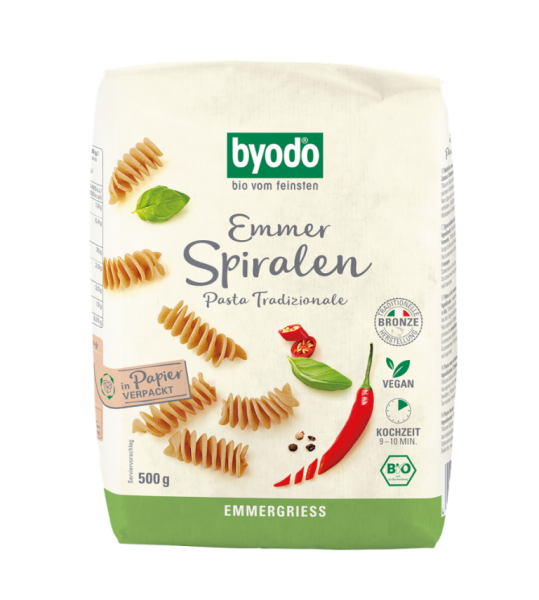 byodo Økologiske spiraler sommer spelt 500g