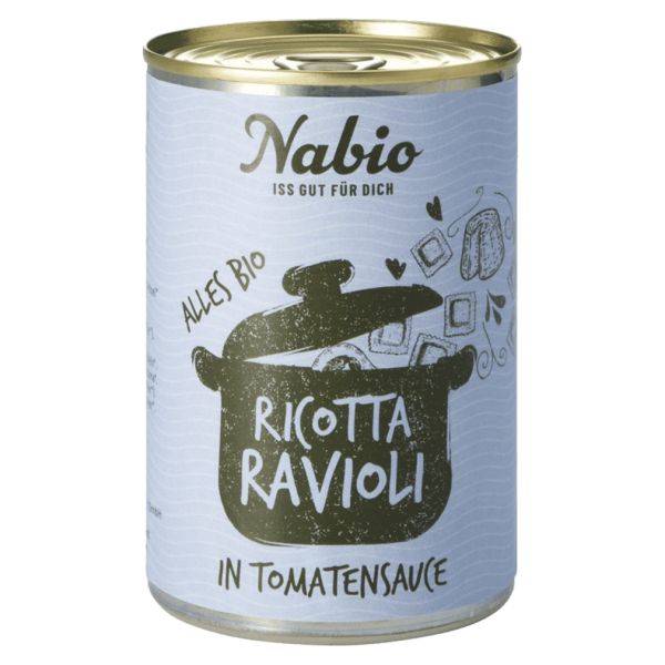 NAbio Økologisk ravioli i ricotta-tomatsauce