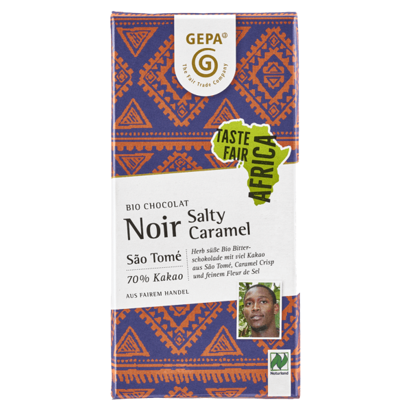 GEPA Økologisk Chocolate Noir Salty Ca