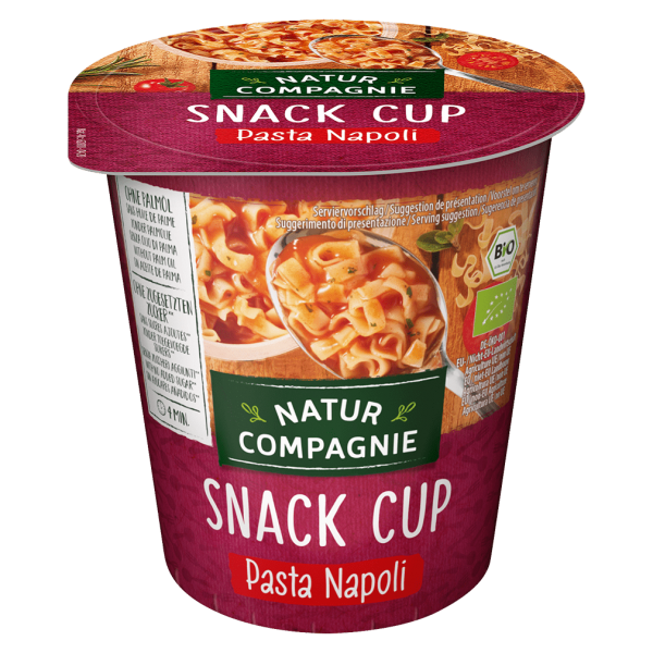 Natur Compagnie Økologisk Snack Cup Pasta Napoli