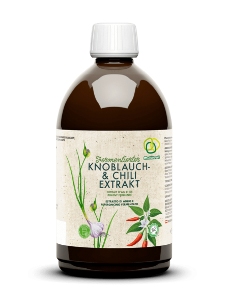 Multikraft Fermenteret hvidløgs- og chiliekstrakt